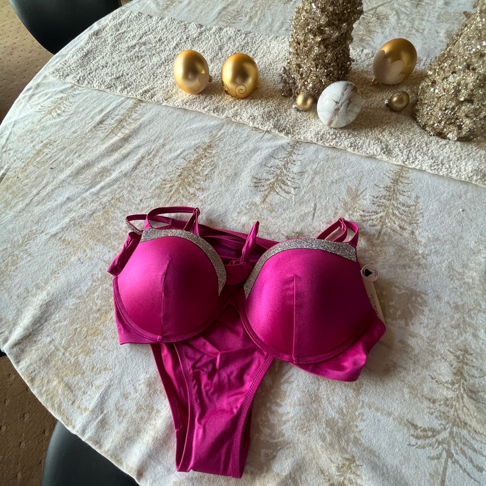 Sexy Bedazzled VS Matching Bikini Set (large)